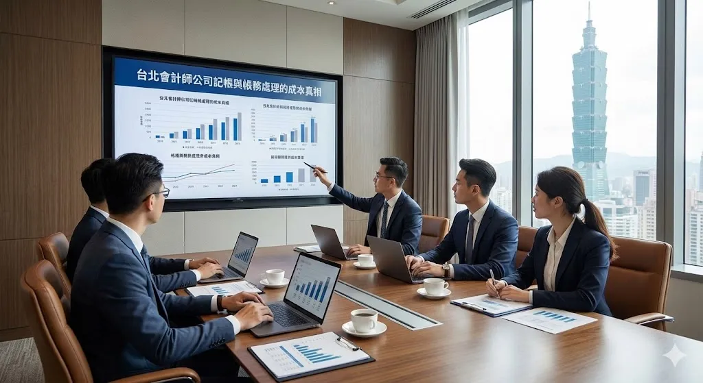 記帳士國文考古題:書桌上攤開的歷屆試題與計算紙