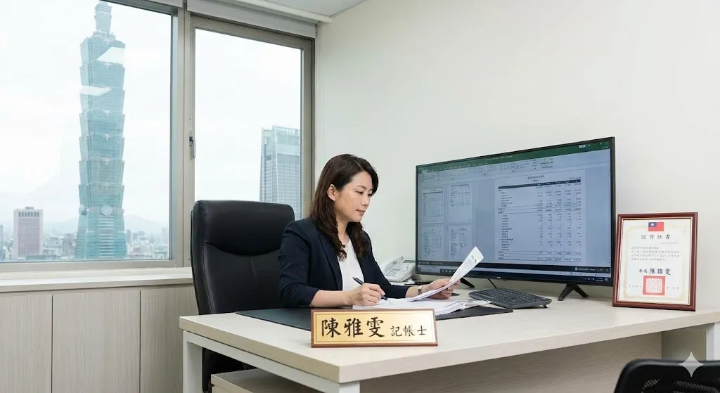 記帳士用書:考生在圖書館逐頁閱讀並在書上作記號